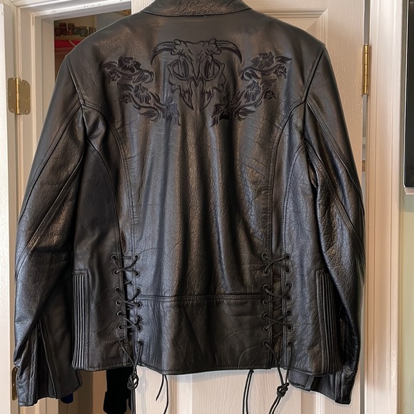 Xelement leather jacket size large - Picture 4 of 9